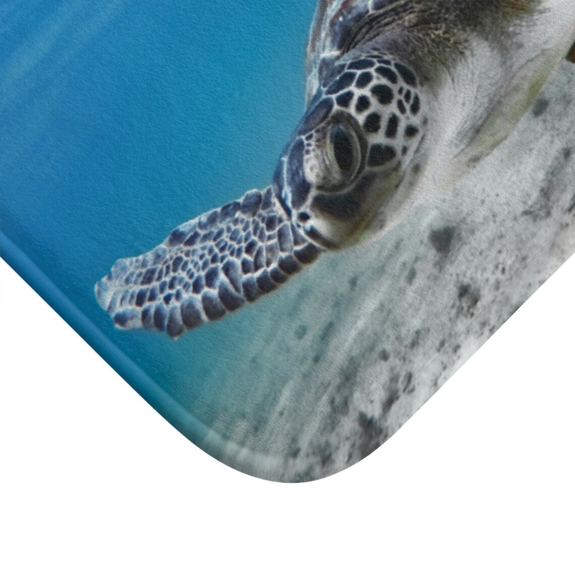 Sea Turtle Bath Mat Beach Decor Home Decor Bathroom Decor Etsy