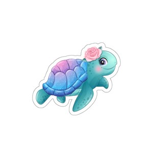 Adesivo de tartaruga, decalque de tartaruga, adesivo de tartaruga marinha, decalque de tartaruga marinha, adesivos cortados