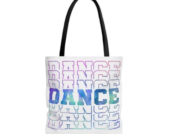 Dance tote bag, Dance bag, Dance tote bag, AOP Tote Bag, gifts for dancers, Dance gifts, Dance instructor gift, tote bag, Dancer bag
