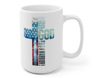 Man of God mug, religous mug, gifts for men, Ceramic Mug