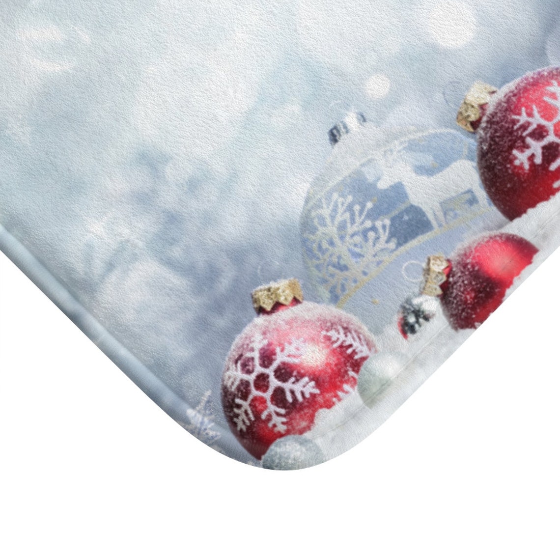 Christmas Bath Mat, Bath Mat, Bathroom Decor, Bath Rug, Bath Rug Set ...