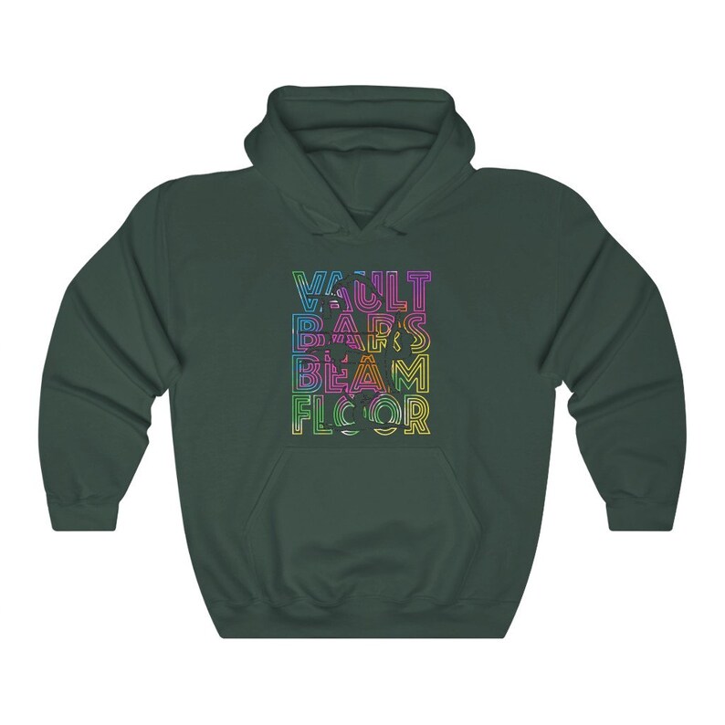 Gymmastics hoodie, gymnastics sweatshirt, gymnastics clothes, gifts for gymnast, nisex Hooded Sweatshirt image 9