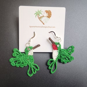 Hummingbird earrings