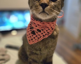 Lightweight Pet Bandana, Breakaway Collar, Small Dog and Cat Accessory