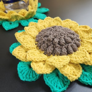 Sunflower Coasters