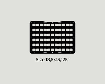 Panneau Molle, équipement tactique, pochette Molle, panneaux Molle, équipement de camping, 18,5 x 13 125 po.