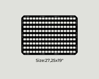 Molle Panel, Tactical Gear, Molle Pouch, Molle Panels, Camping Gear, 27,25x19"