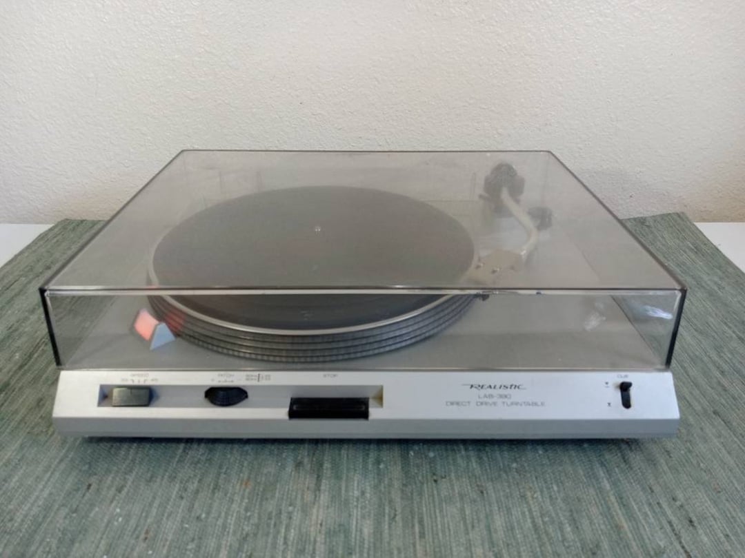 Realistic LAB390 Direct Drive Turntable Japan 1981 Vintage Etsy