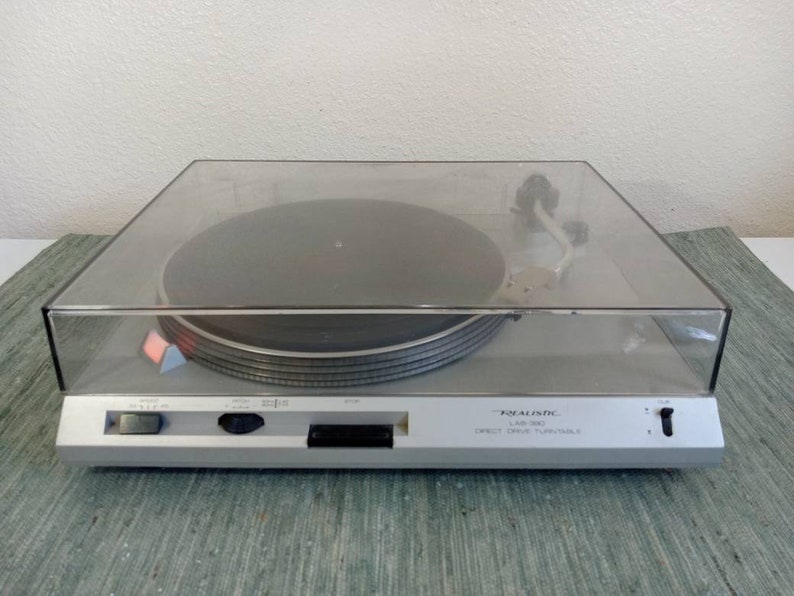 Realistic LAB390 Direct Drive Turntable Japan 1981 Vintage Etsy