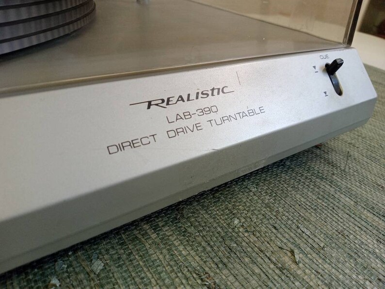 Realistic LAB390 Direct Drive Turntable Japan 1981 Vintage Etsy