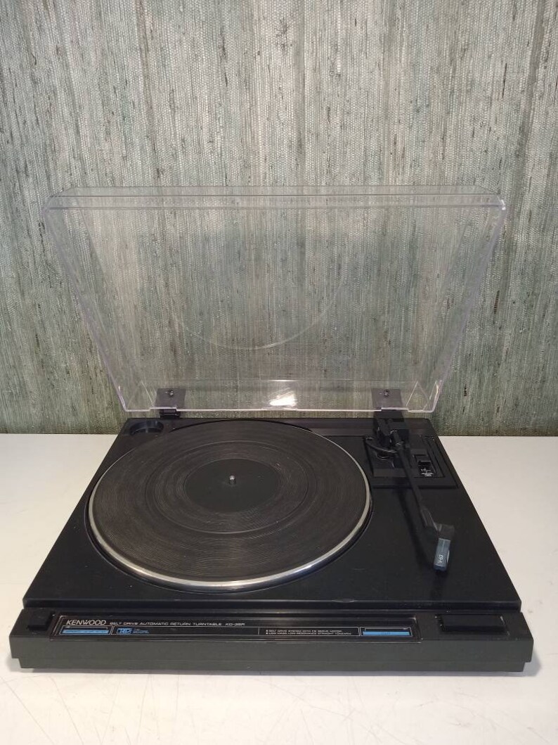 Kenwood KD35R Autoreturn Turntable 80s Japan Vintage Etsy