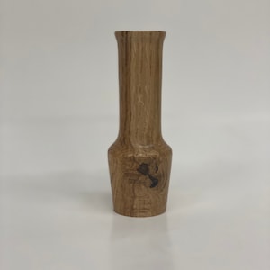 Hand turned Wood Vase For Dried Flowers