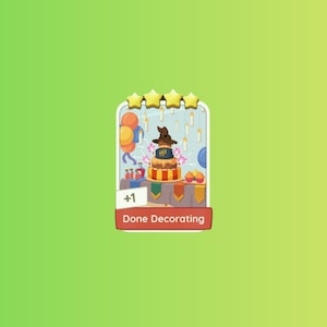 Klaar met decoreren - Monopoly Go_Stickers 4 sterren (snelle levering) harry-potter go-album