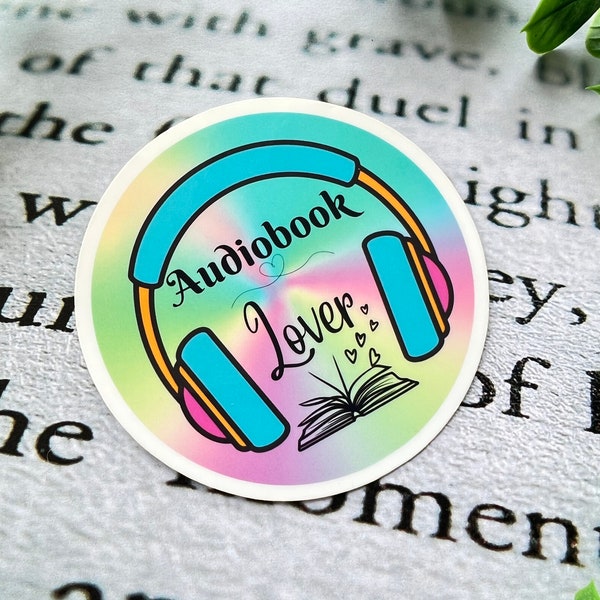 Audiobook Lover Sticker l Books l Bookish