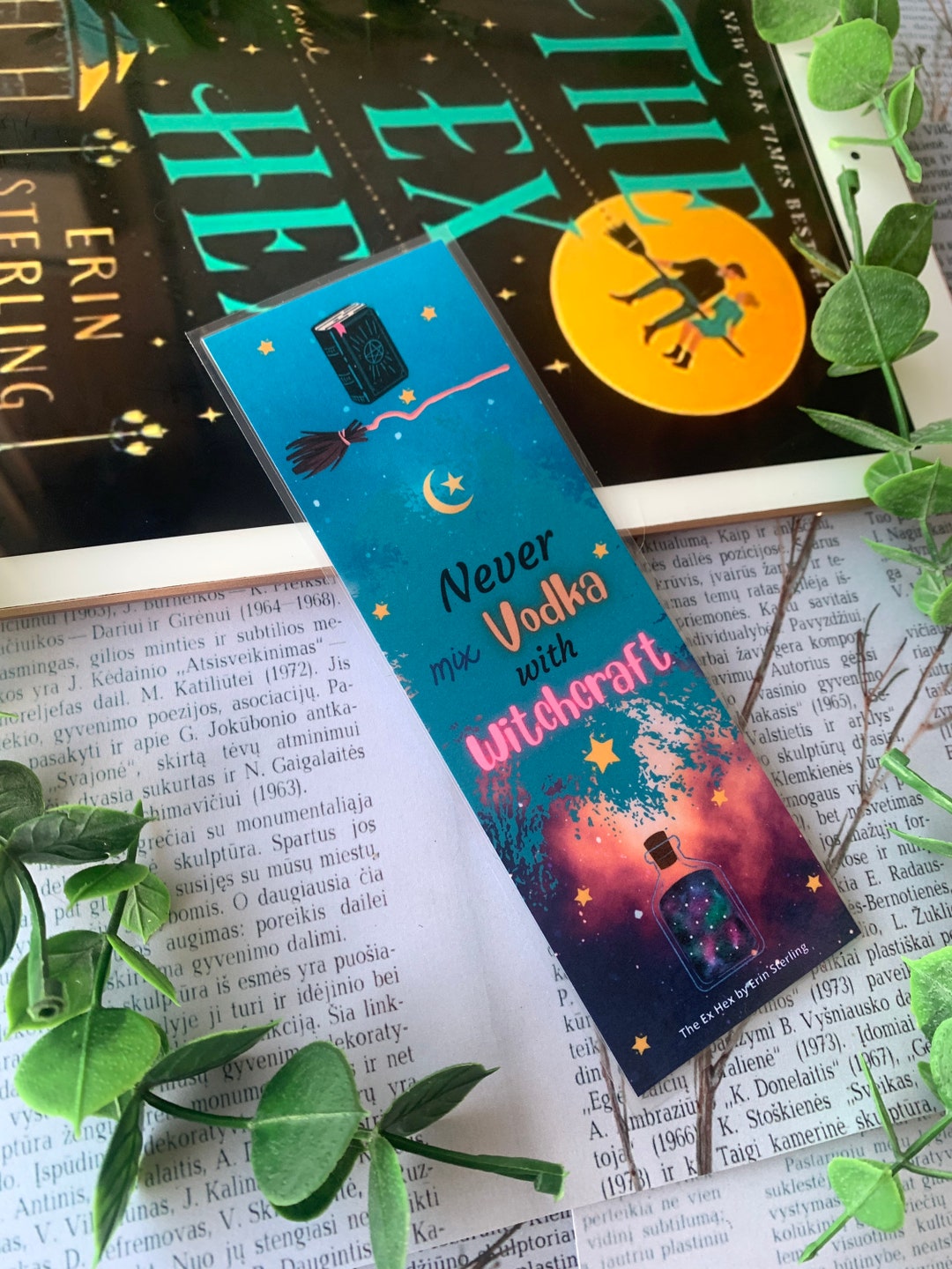 The Ex Hex Bookmark L Romance L Rom Com L Bookish L Books - Etsy