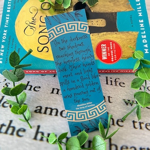Song of Achilles Bookmark l Books l Reading