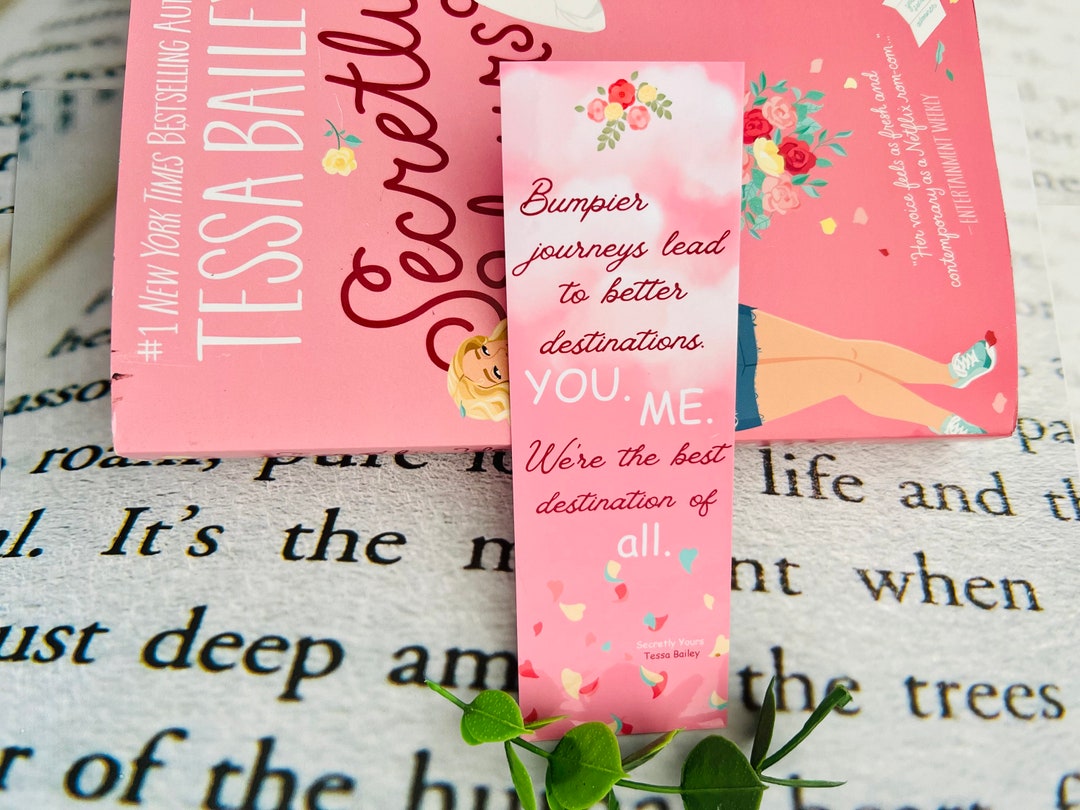 Secretly Yours Quote Bookmark / Vine Mess Series / Romance Etsy
