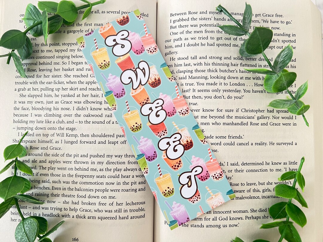 Sweet Bookmark / Sweets Lovers / Book Lovers / Bookish Gifts / Page ...