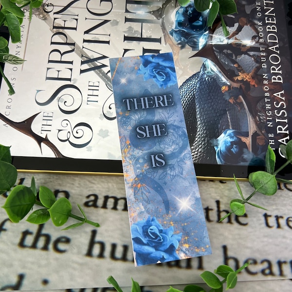 The Serpent and the Wings of Night Bookmark / Fantasy Books / Book Lovers / Book Worms / Bookish Gifts