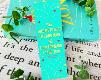 The Friend Zone Bookmark / Romance Books / Rom Com / Bookish Gifts / Book Lovers