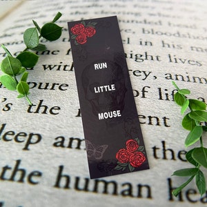 Run Little Mouse Bookmark / Dark Romance Books / Smutty Books / Smut Readers / Bookish