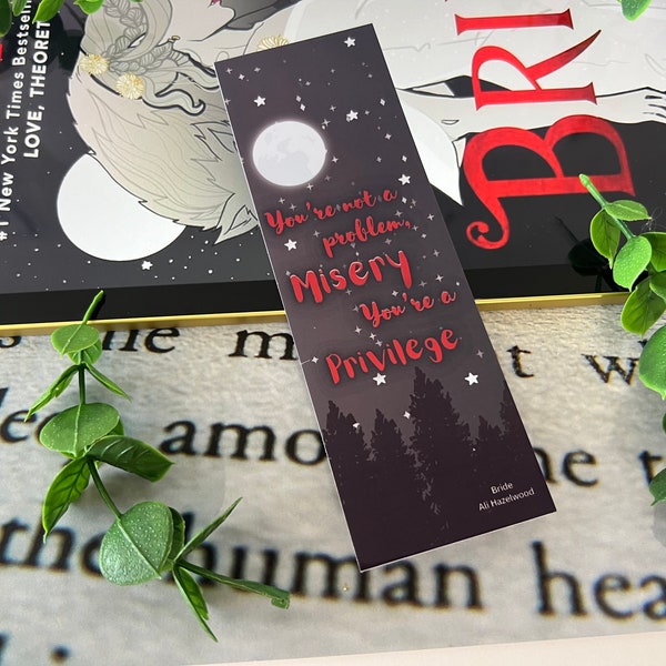 Bride Bookmark, Romance Book, Bookish, Fantasy Books, Gift for Reader, Bookish Gifts