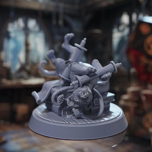Displacer Kitten - Rossvalds Bestiary of the Unknown - Highly Detailed Resin 8k 3D Printed Miniature