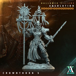 Crownthorn 5 - Hallowed Sisters - Highly Detailed Resin 8k 3D Printed Miniature