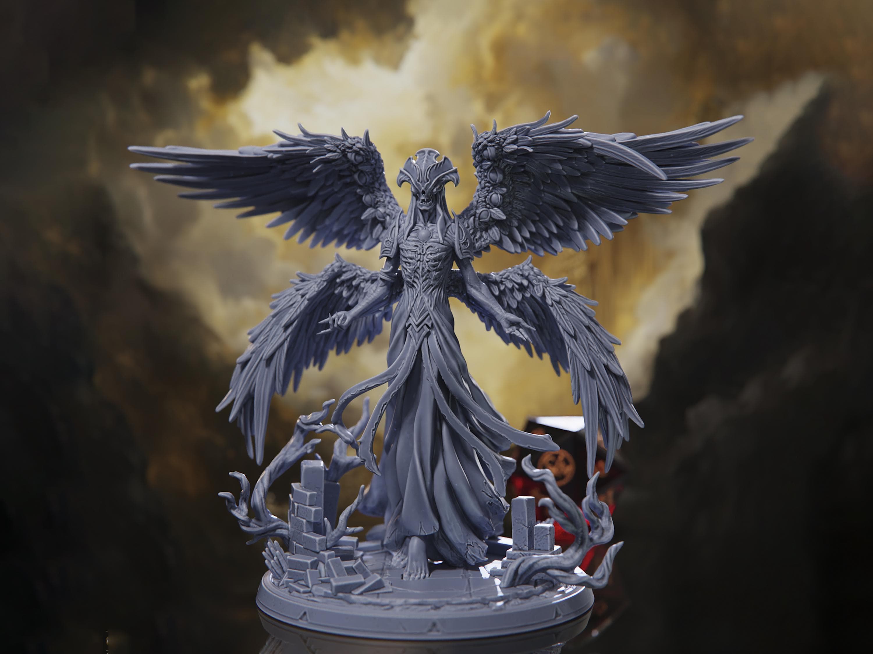 Angel of Death - Trial of Souls - Highly Detailed Resin 8k 3D