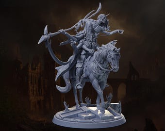Death, Pale Horseman - Riders of Ruin - Highly Detailed Resin 8k 3D Printed Miniature