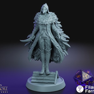 Layla Valteir, Rogue - Ascent Into Madness - Highly Detailed Resin 3D Printed Miniature
