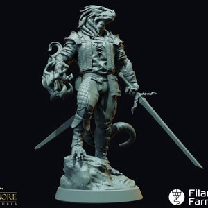 Dohvarion The Tempest- Calling of the Dragon Queen - Highly Detailed Resin 3D Printed Miniature