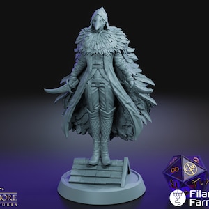 Layla Valteir, Rogue - Ascent Into Madness - Highly Detailed Resin 3D Printed Miniature
