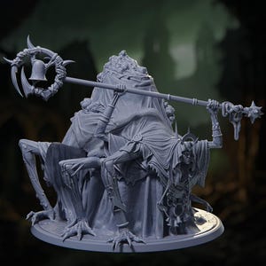 Plague Emissary - Death by Plague - Highly Detailed Resin 8k 3D Printed Miniature