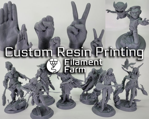 Custom Resin 3D Printing contact for Quote 