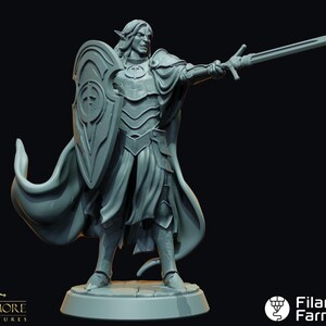 Saeltheris "Shadowbane" - Dwellers of the Underdark - Highly Detailed Resin 3D Printed Miniature