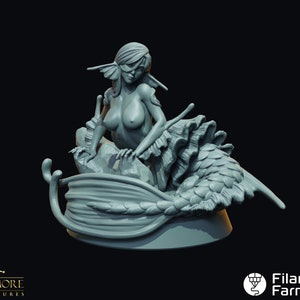 Siren - Curse of the Drowned Crew - Highly Detailed Resin 3D Printed Miniature