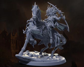Conquest, White Horseman - Riders of Ruin - Highly Detailed Resin 8k 3D Printed Miniature