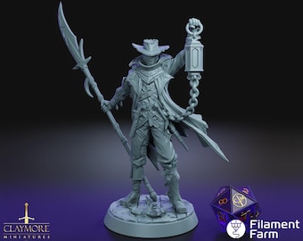 Darius Thorne, Fighter/Hunter - Ascent Into Madness - Highly Detailed Resin 3D Printed Miniature
