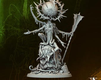 Carminova - The Solar Wraith - Twin Suns - Highly Detailed Resin 8k 3D Printed Miniature