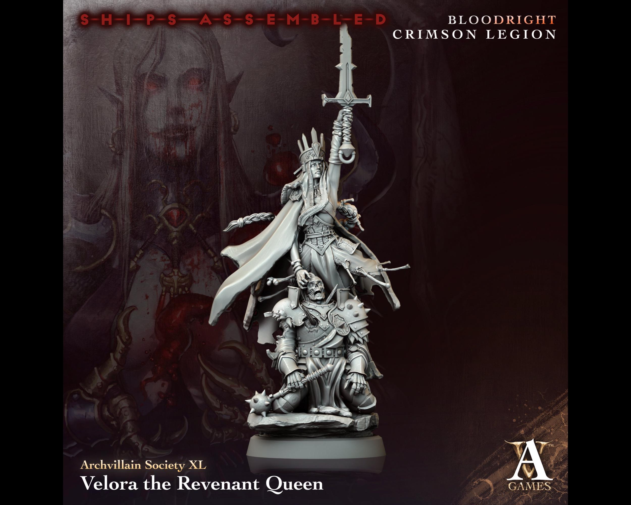 Velora, the Revenant Queen - Bloodright Crimson Legion - Highly