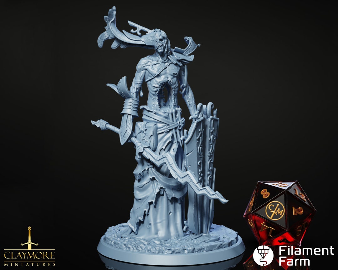 Undead Champion - the Archlich's Academy - Highly Detailed Resin 8k 3D ...