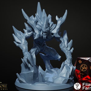 Frost Lurker - The Frostwind War - Highly Detailed Resin 8k 3D Printed Miniature
