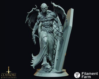 Ancient Vampire Lord - A Feast of Blood - Highly Detailed Resin 8k 3D Printed Miniature