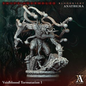 Tormutation 1 - Bloodright Anathema - Highly Detailed Resin 8k 3D Printed Miniature