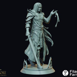 Dhampyr - A Feast of Blood - Highly Detailed Resin 8k 3D Printed Miniature