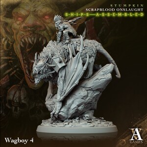 Wagboy 4 - Scrapblood Onslaught - Highly Detailed Resin 8k 3D Printed Miniature