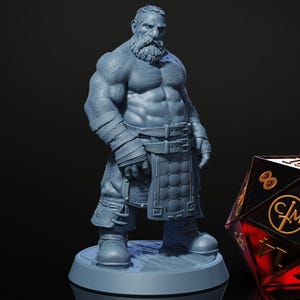 Bare-Knuckle Brawler - Heist at Dragon's Keep - Highly Detailed Resin 8k 3D Printed Miniature