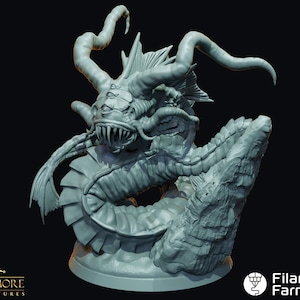 Deep Master - Curse of the Drowned Crew - Highly Detailed Resin 3D Printed Miniature