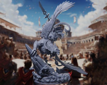 Royal Griffon - Tournament of Champions - Highly Detailed Resin 8k 3D Printed Miniature